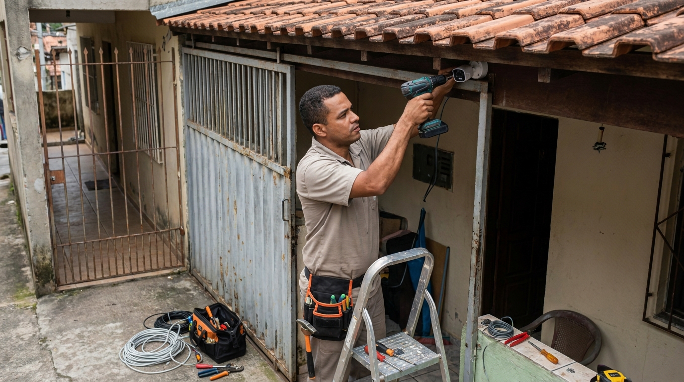 Instalação de Câmeras de Segurança perto de mim em Maringá‑PR