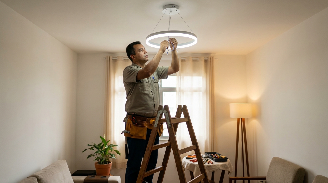 Instalação de Luminárias perto de mim em Maringá‑PR